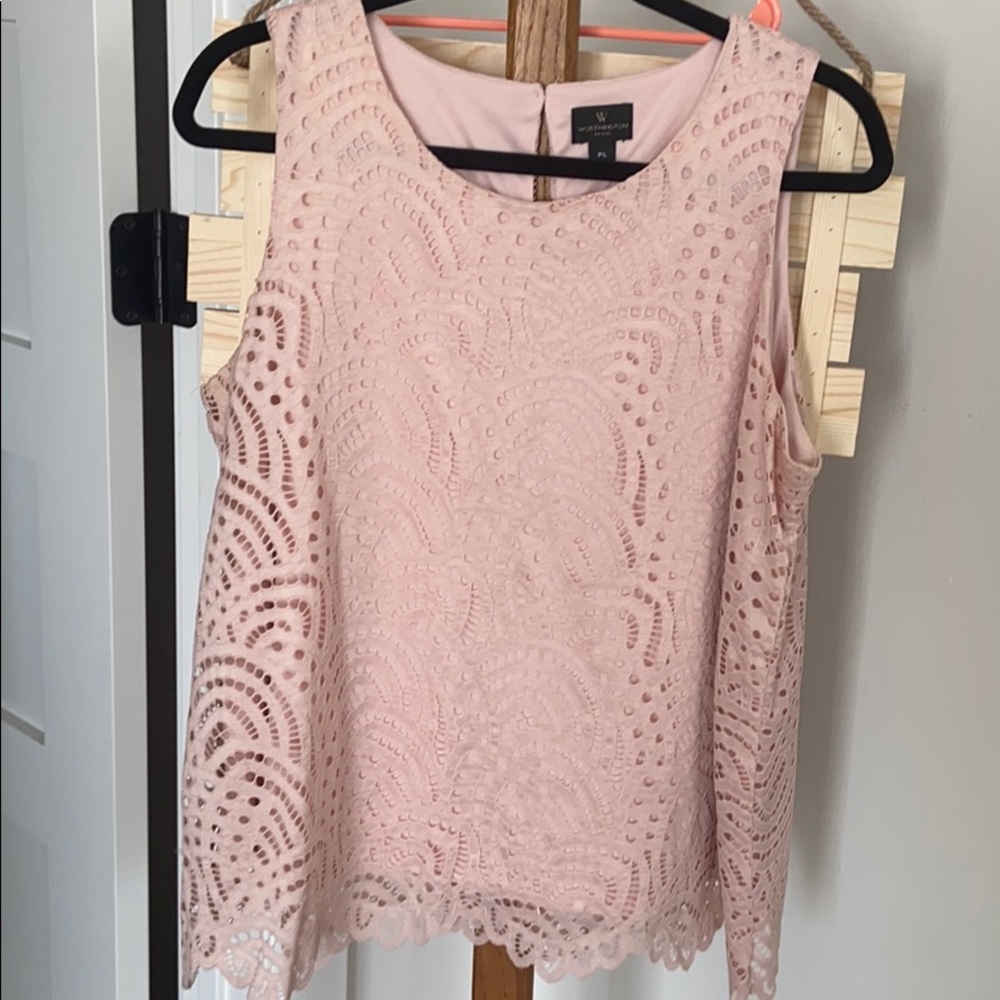 Eyelet blouse